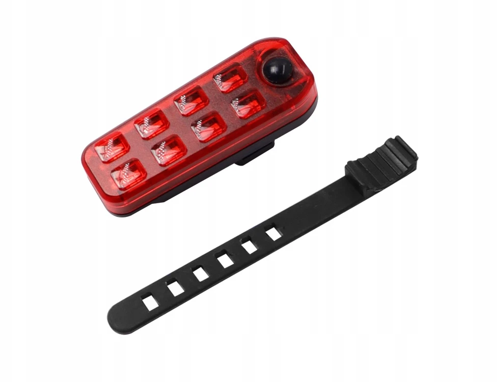 Verk Group Dviračio galinis žibintas LED su USB įkrovimu