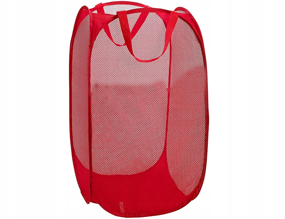 Verk Group Dėžė su rankenomis, sulankstoma, 40 L, raudona