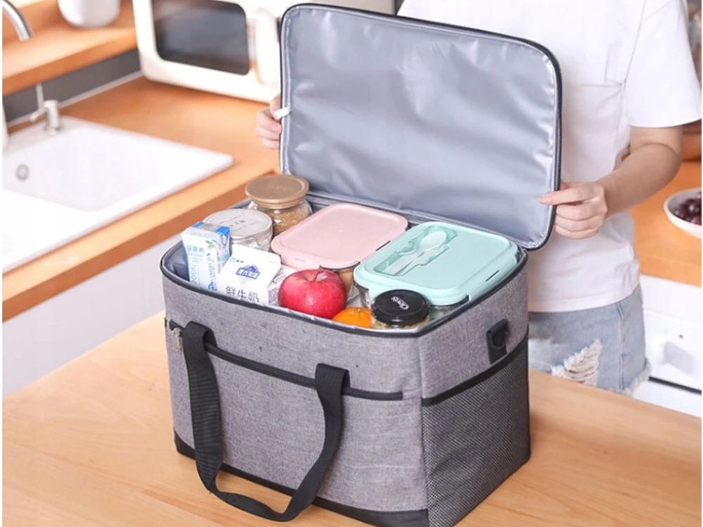 Verk Group THERMAL BAG PIETŲ DĖŽĖ MAISTO PIKNIKAS PAPLŪDIUI GĖRIMUI ŠALDYTIS 16L