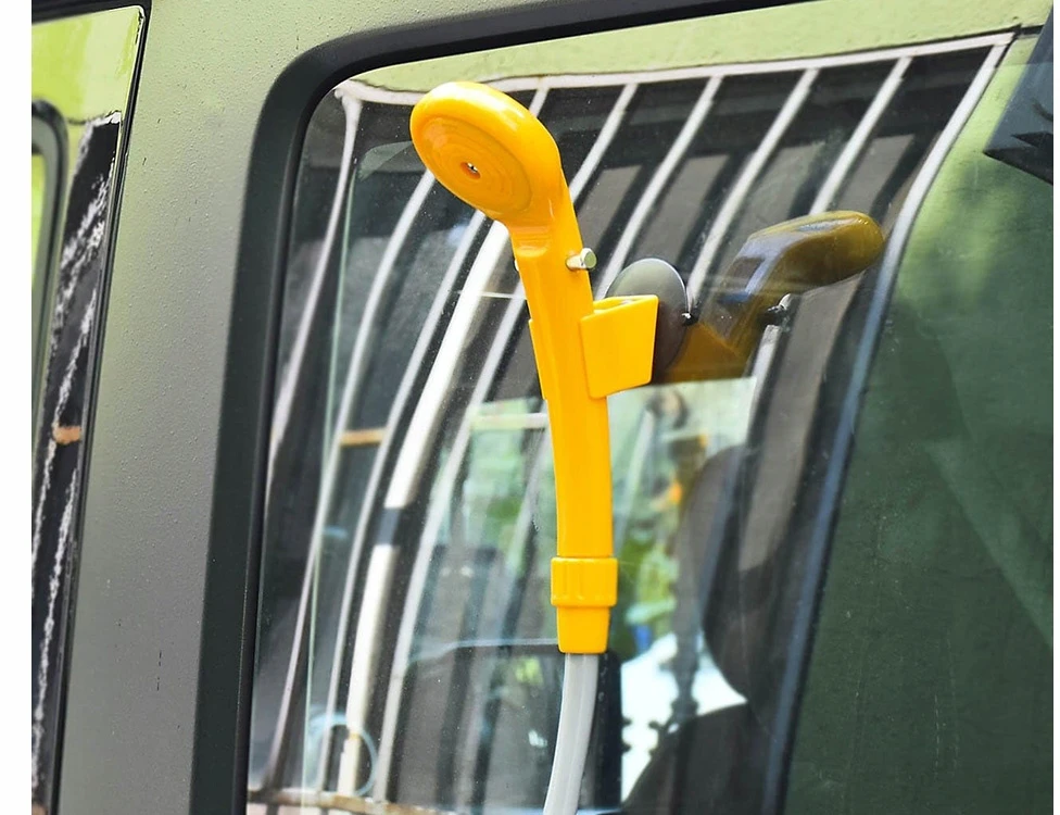 Verk Group Nešiojamas dušas automobiliui 12V su pompa ir priedais