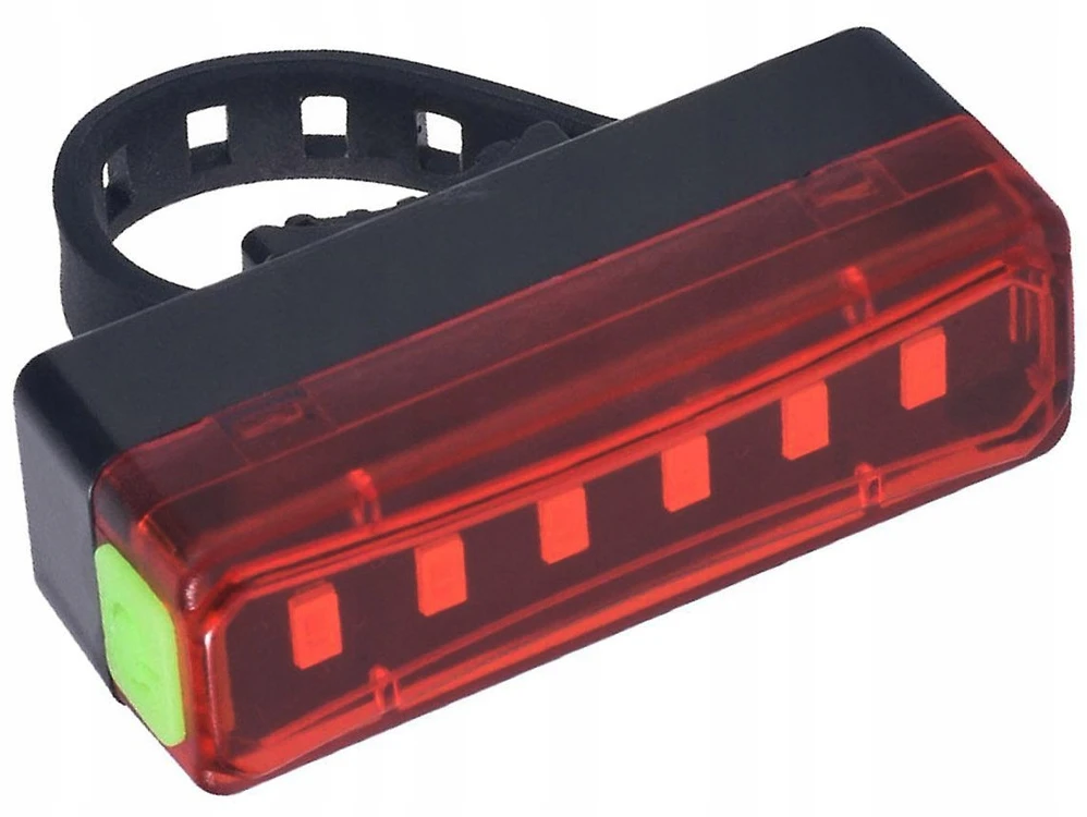 Verk Group Dviračio galinė lempa su LED apšvietimu ir USB įkrovimu