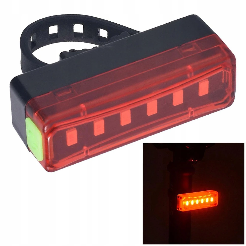 Verk Group Dviračio galinė lempa su LED apšvietimu ir USB įkrovimu