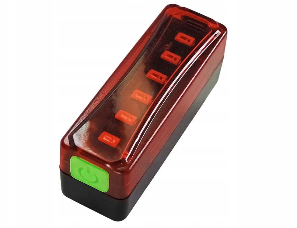 Verk Group Dviračio galinė lempa su LED apšvietimu ir USB įkrovimu