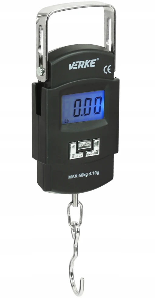 Verke KELIONĖS ŽVEJYBOS KABLIS SVARSTYKLĖS LCD 50 KG