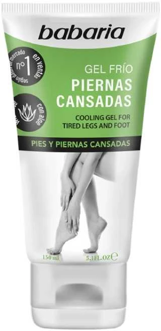 Babaria šaldantis gelis pavargusiom kojom, 150ml