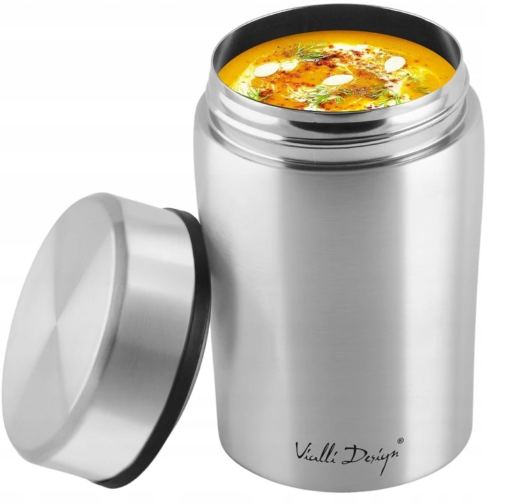 Vialli Design Dinner thermos 500ml matt steel 8050