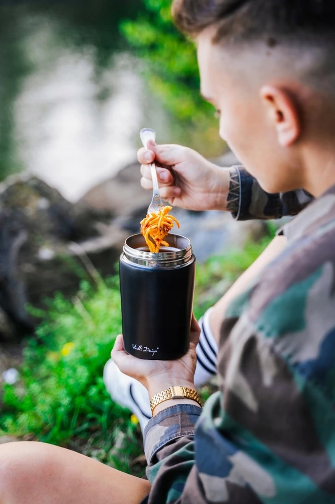Vialli Design Dinner thermos 500ml matt steel 8050