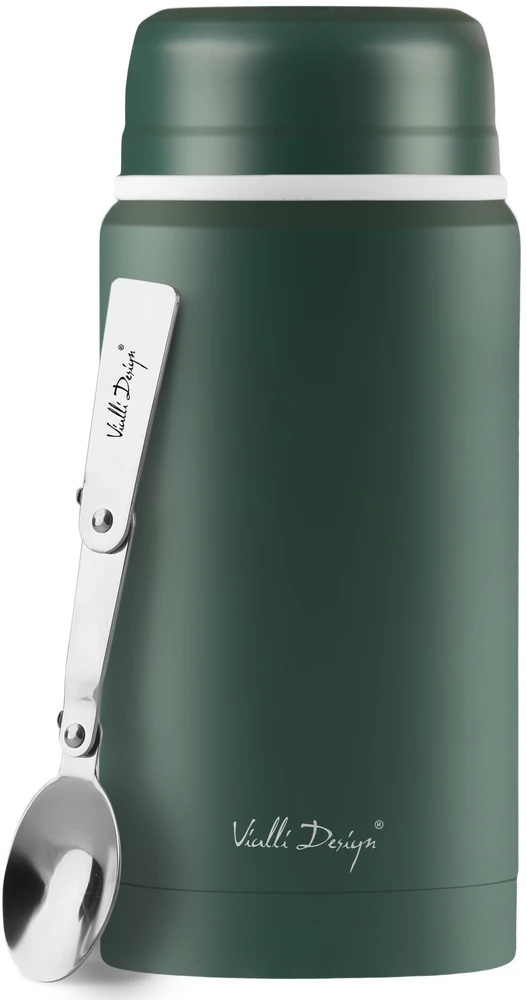 Vialli Design Kulig Spolka su o.o (Lenkija) Termosas maistui, nerūdijantis plienas, žalias 750ml