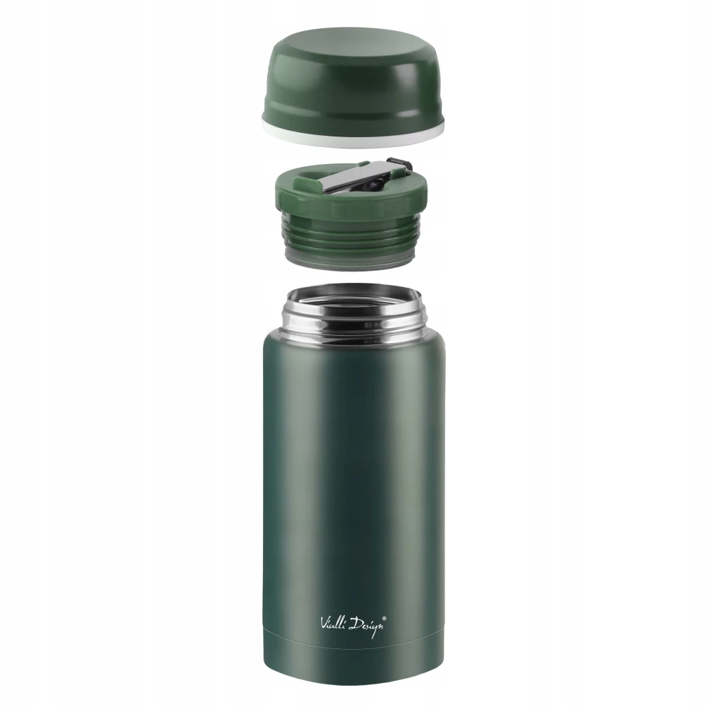 Vialli Design Kulig Spolka su o.o (Lenkija) Termosas maistui, nerūdijantis plienas, žalias 750ml