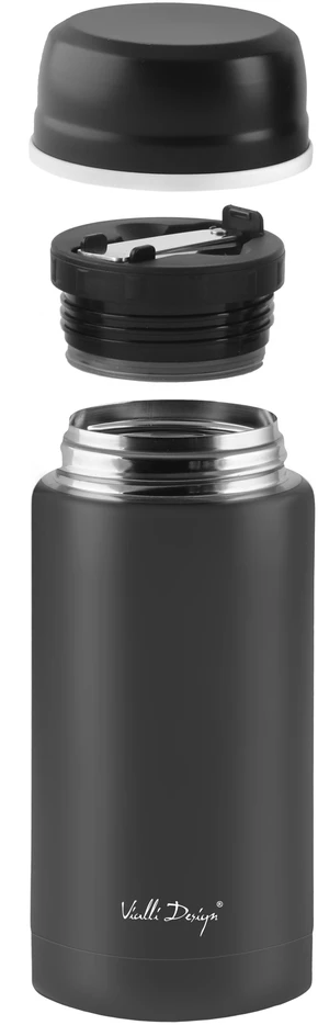 Vialli Design pietų termosas Fuori, 750 ml, juodas
