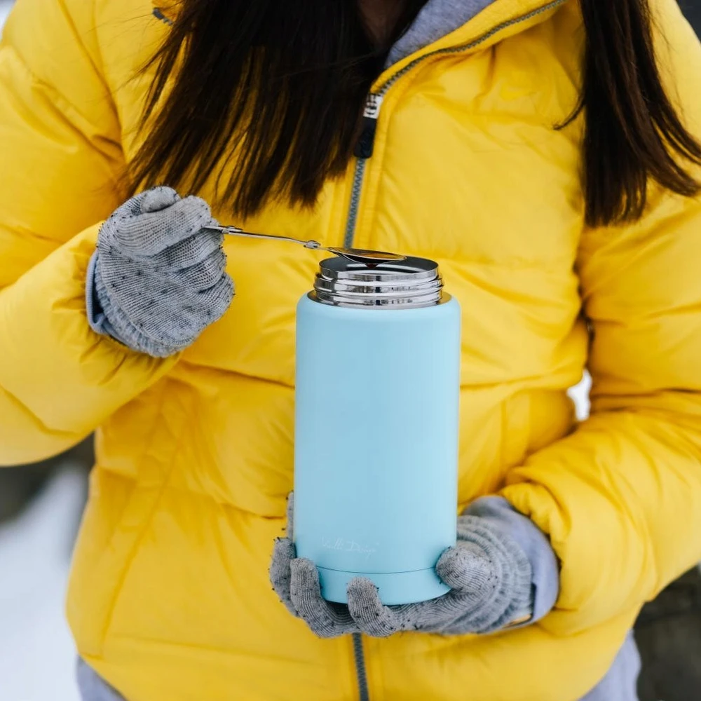 Gertuvė Vialli Design pietų termosas Fuori, 750 ml, mėtų spalvos