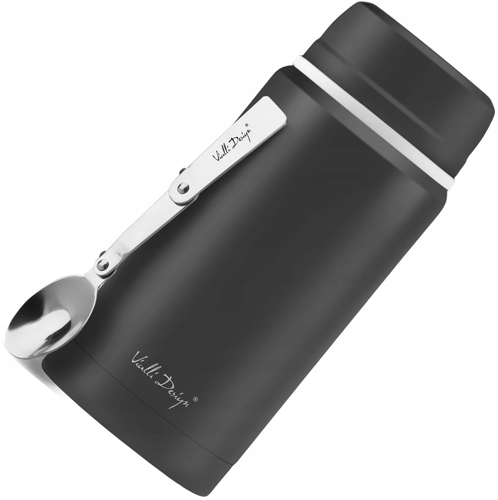Vialli Design pietų termosas Fuori, 750 ml, juodas