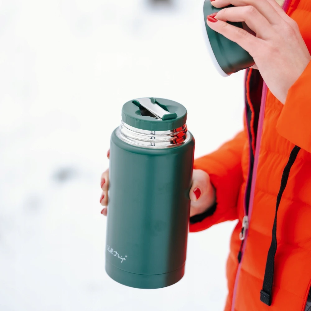 Vialli Design Kulig Spolka su o.o (Lenkija) Termosas maistui, nerūdijantis plienas, žalias 750ml