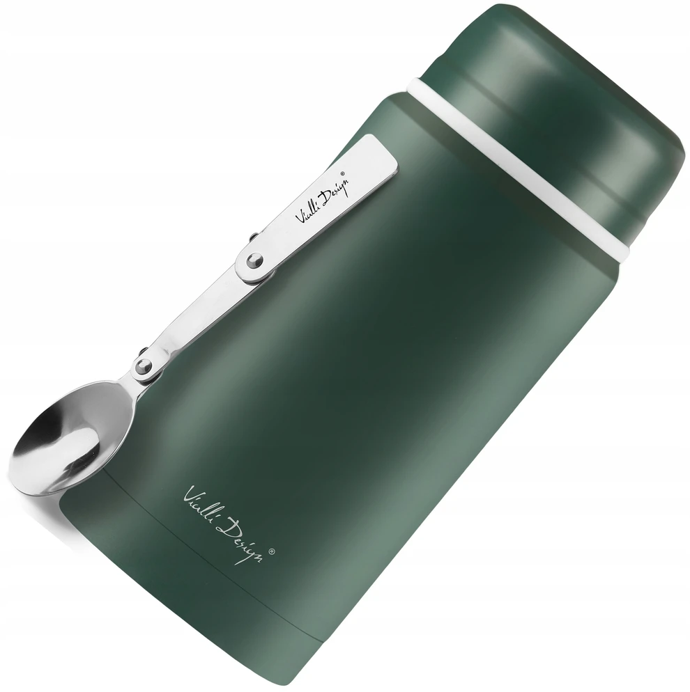 Vialli Design Kulig Spolka su o.o (Lenkija) Termosas maistui, nerūdijantis plienas, žalias 750ml