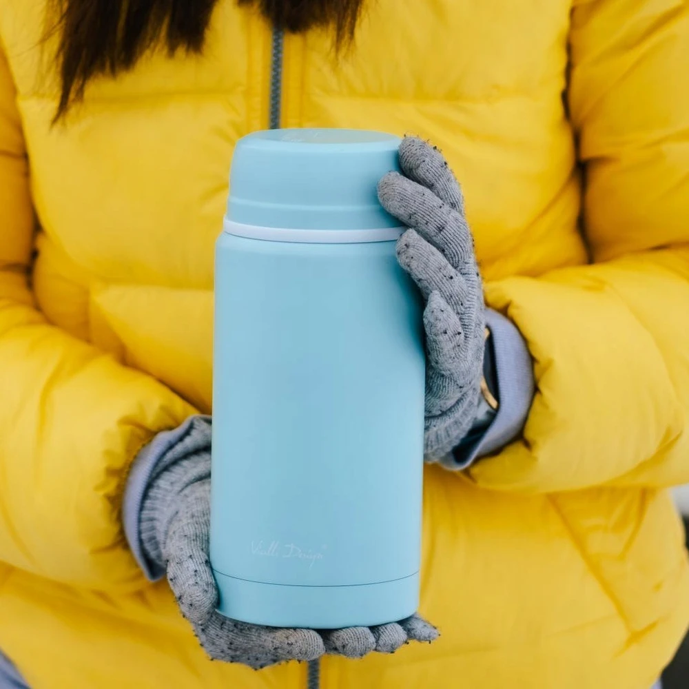 Gertuvė Vialli Design pietų termosas Fuori, 750 ml, mėtų spalvos