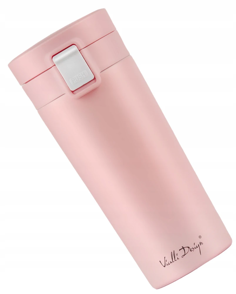 Vialli Design termo puodelis Fuori, 400 ml, rožinis