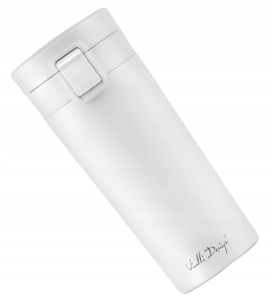 Vialli Design Termopuodelis, 400ml, baltas