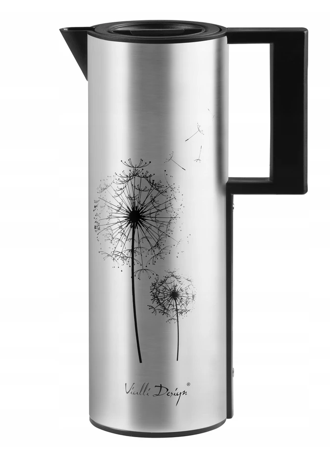 Vialli Design termosas Dandelione Corto, 1l, sidabrinis