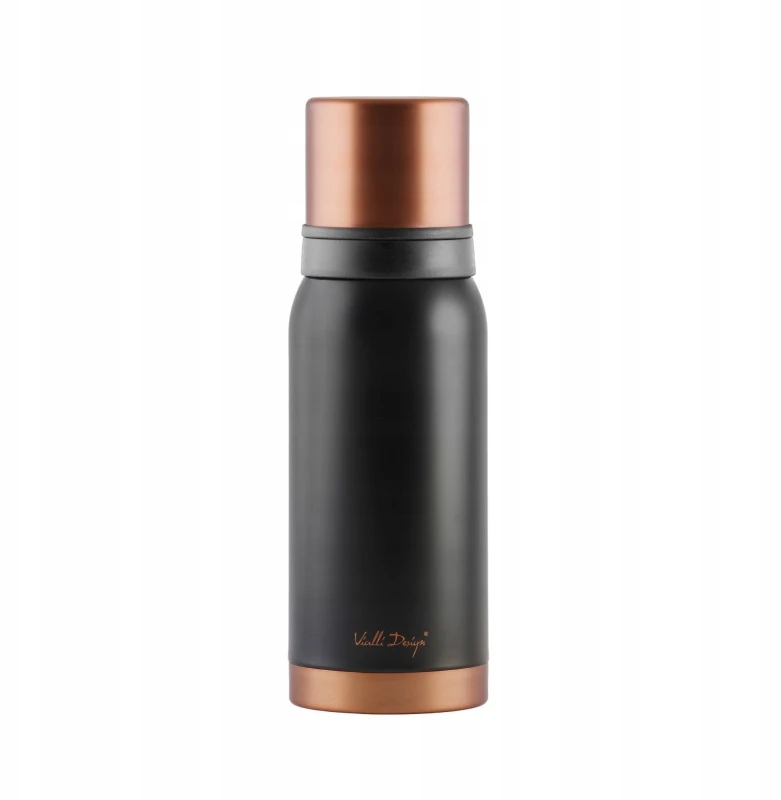 Vialli Design termosas Fuori, 1 l, juoda/auksinė