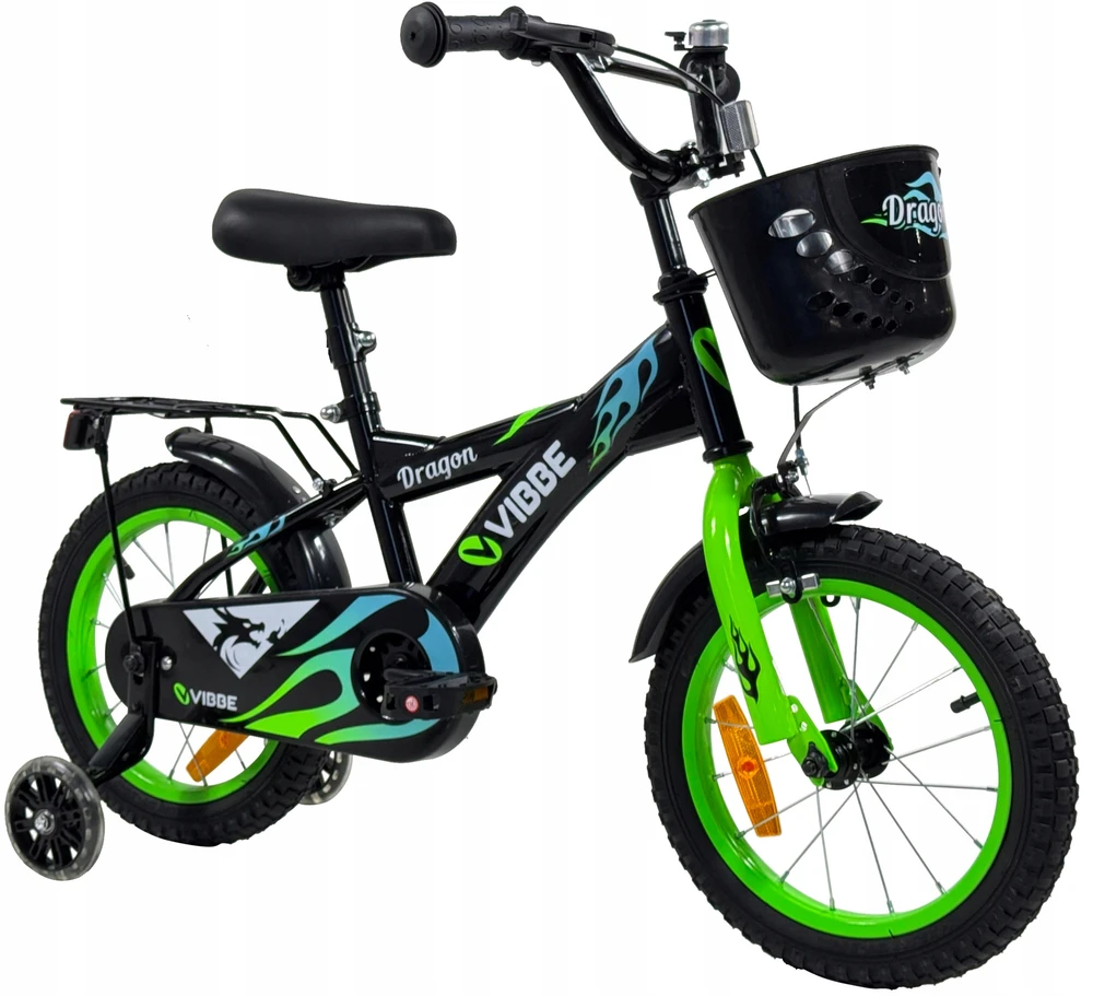 Vibbe VAIKŲ BMX DVIRAČIO 14 colių kreiptuvas ŠVIESOS ŠONINIAI RATAI VAIKŲ DVIRAČIO V