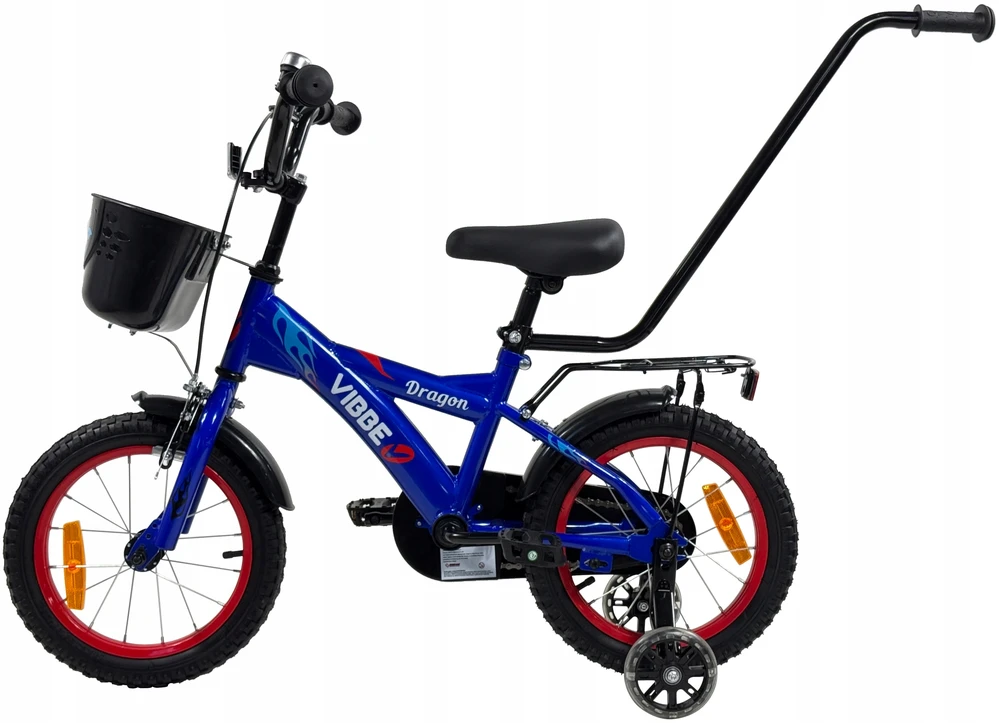 Vibbe VAIKŲ BMX DVIRAČIO 14 colių kreiptuvas ŠVIESOS ŠONINIAI RATAI VAIKŲ DVIRAČIO V