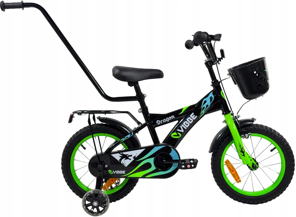 Vibbe VAIKŲ BMX DVIRAČIO 14 colių kreiptuvas ŠVIESOS ŠONINIAI RATAI VAIKŲ DVIRAČIO V