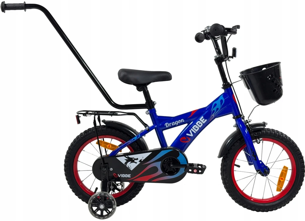 Vibbe VAIKŲ BMX DVIRAČIO 14 colių kreiptuvas ŠVIESOS ŠONINIAI RATAI VAIKŲ DVIRAČIO V