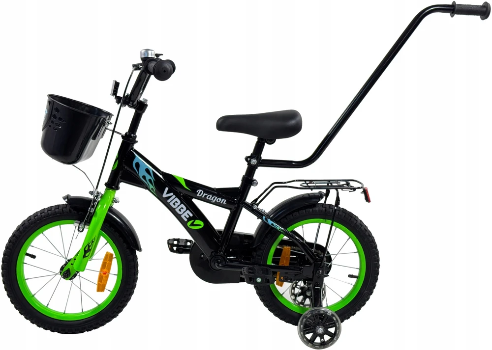 Vibbe VAIKŲ BMX DVIRAČIO 14 colių kreiptuvas ŠVIESOS ŠONINIAI RATAI VAIKŲ DVIRAČIO V