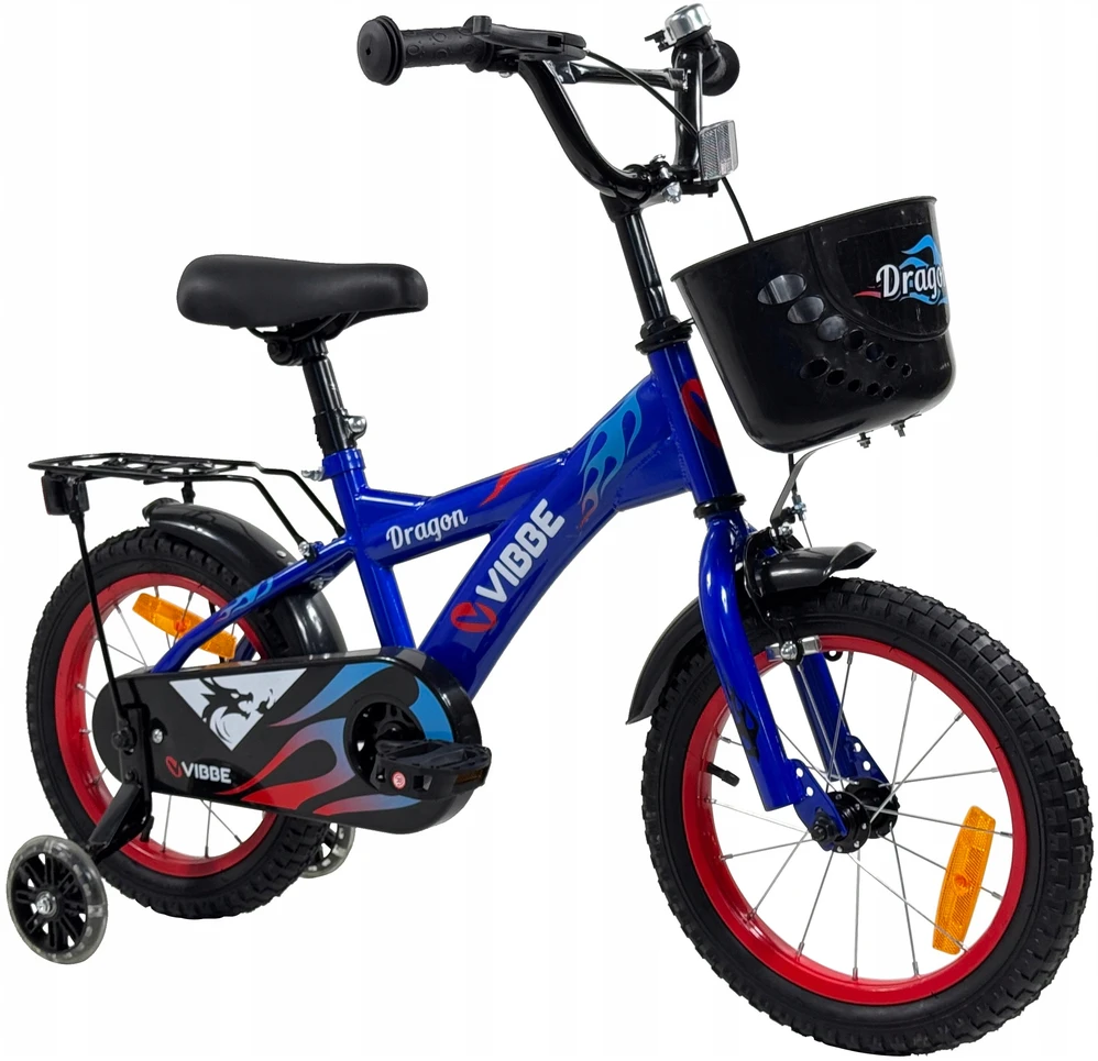 Vibbe VAIKŲ BMX DVIRAČIO 14 colių kreiptuvas ŠVIESOS ŠONINIAI RATAI VAIKŲ DVIRAČIO V
