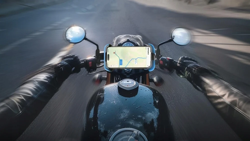 Vibike DVIRAČIO LAIKIKLIS TELEFONUI DVIRAČIUI, MOTOCIKLIUI, MOTOROLERIUI, VEIKIMUI, GALINGAS GPS