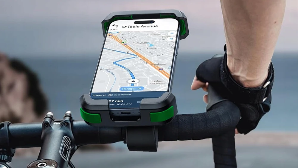 Vibike DVIRAČIO LAIKIKLIS TELEFONUI DVIRAČIUI, MOTOCIKLIUI, MOTOROLERIUI, VEIKIMUI, GALINGAS GPS