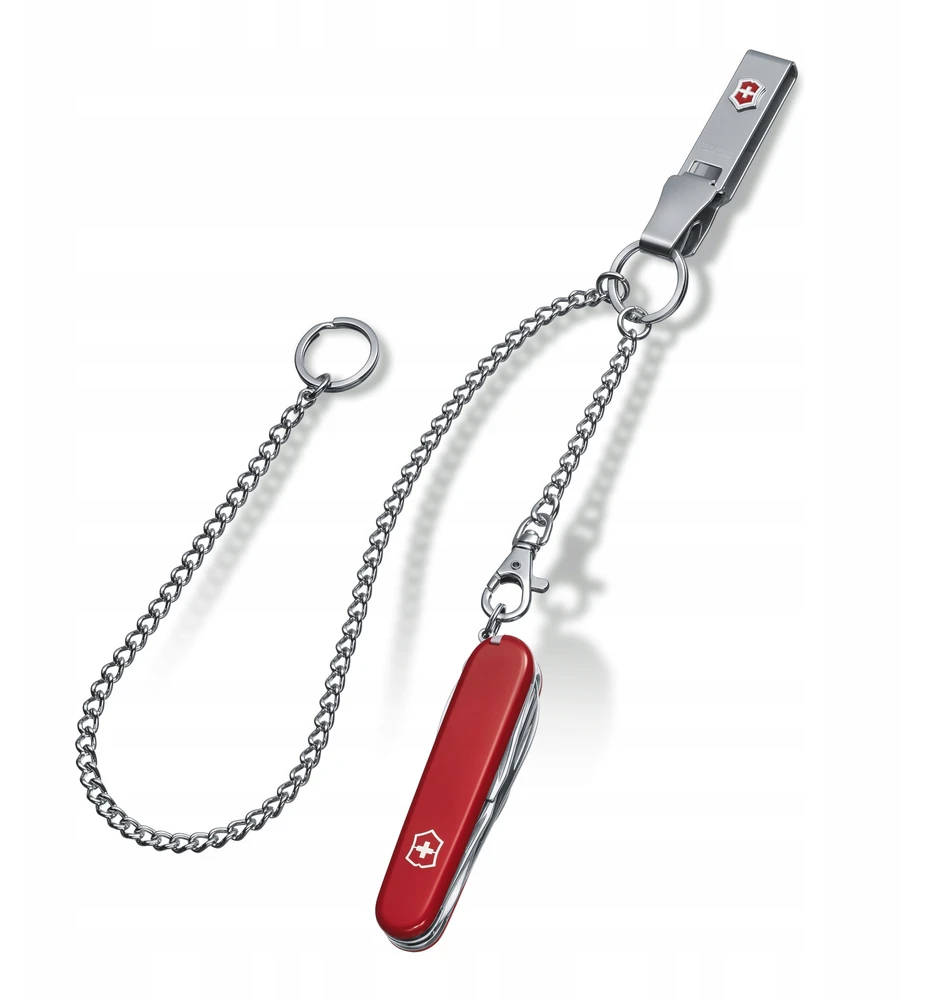 „Victorinox“, diržų pakabukas daugialypis metalas, sidabras, aksesuarai kišeniniams peiliams, lauko, daugiafunkciai