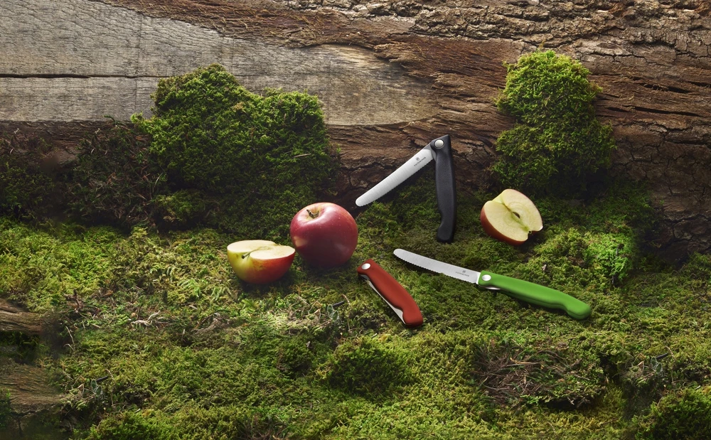 Victorinox Swiss Classic Folding Picnic Peilis, Juodas