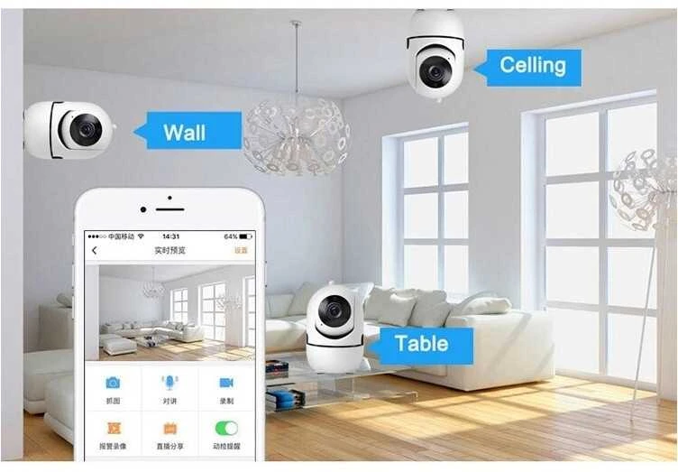 Nepriskirta Vidaus IP kamera Feelspot FS-IC01W WiFi, Tuya