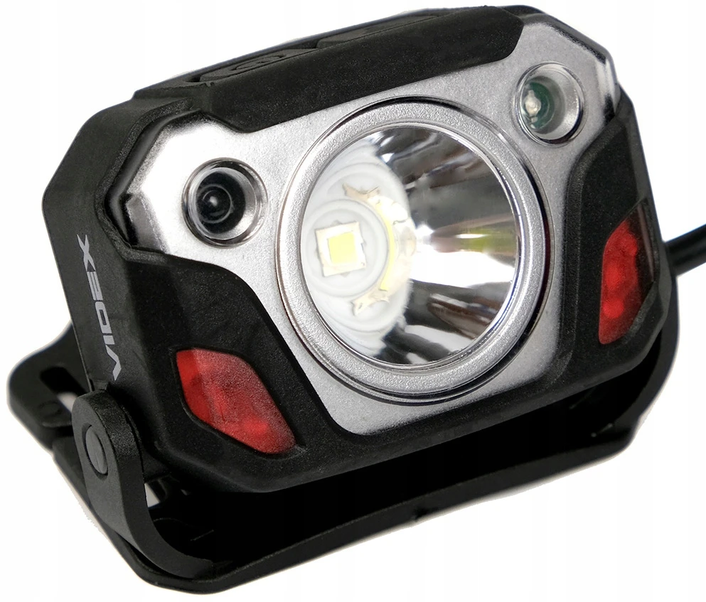 Videx Įkraunamas LED priekinis žibintas 20W IP65 - šaltai balta (6500K) - 1400Lm