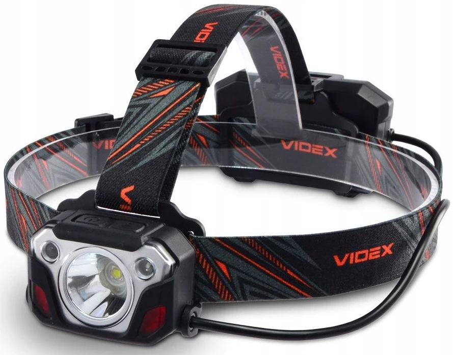 Videx Įkraunamas LED priekinis žibintas 20W IP65 - šaltai balta (6500K) - 1400Lm