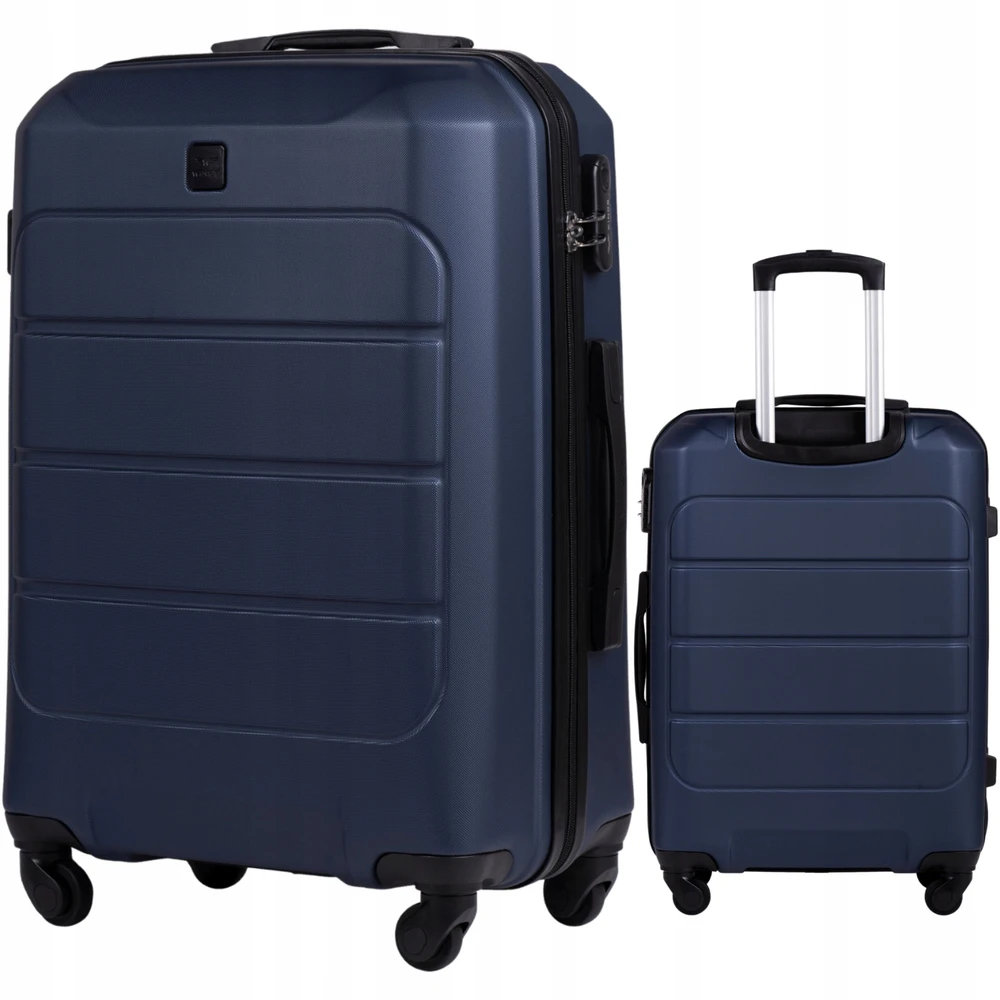 Vidutinio Dydžio 63L Mėlynas Kietas Lagaminas Wings Gannet, 24"