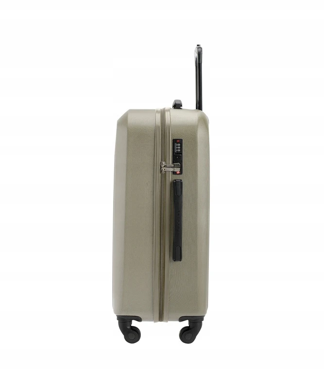 Vidutinio dydžio lagaminas PUCCINI Manchester ABS022B-6C (šampano spalvos)