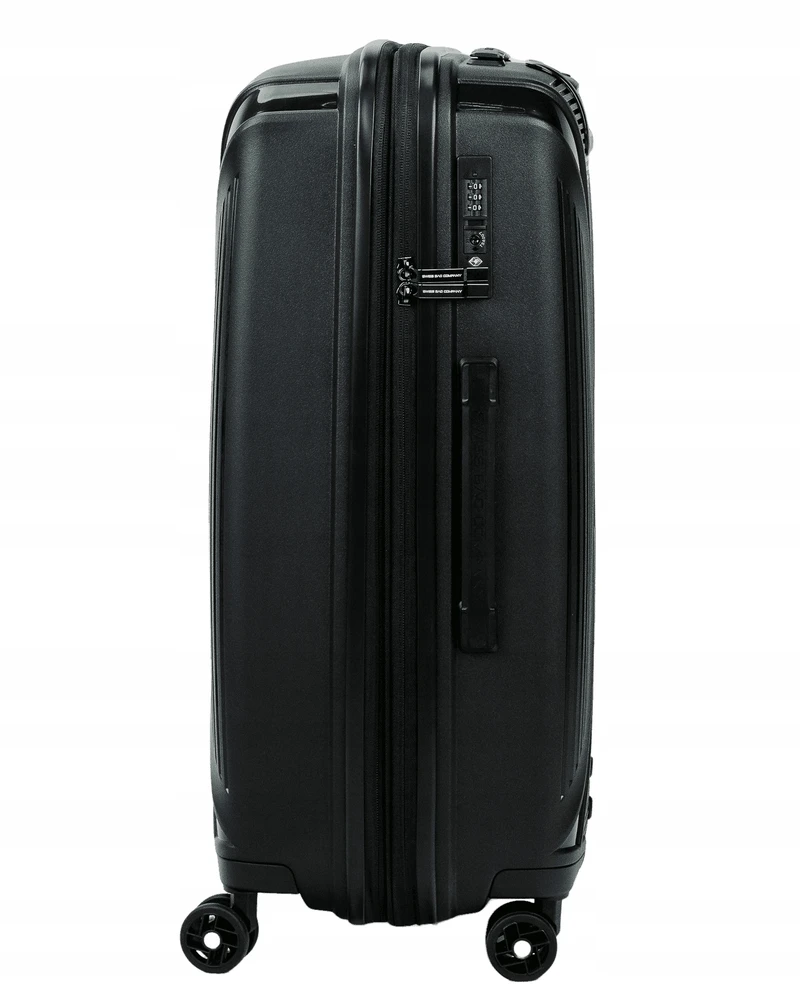 Vidutinio dydžio lagaminas SwissBags Cross-Box 67 cm juodas