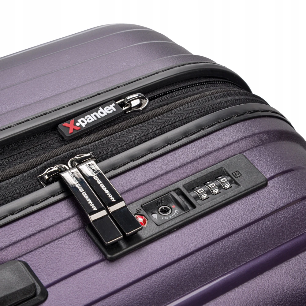 Kelioninis Vidutinio dydžio lagaminas Swissbags Echo 72- 89l 65cm polipropileno tsa kietasis lagaminas