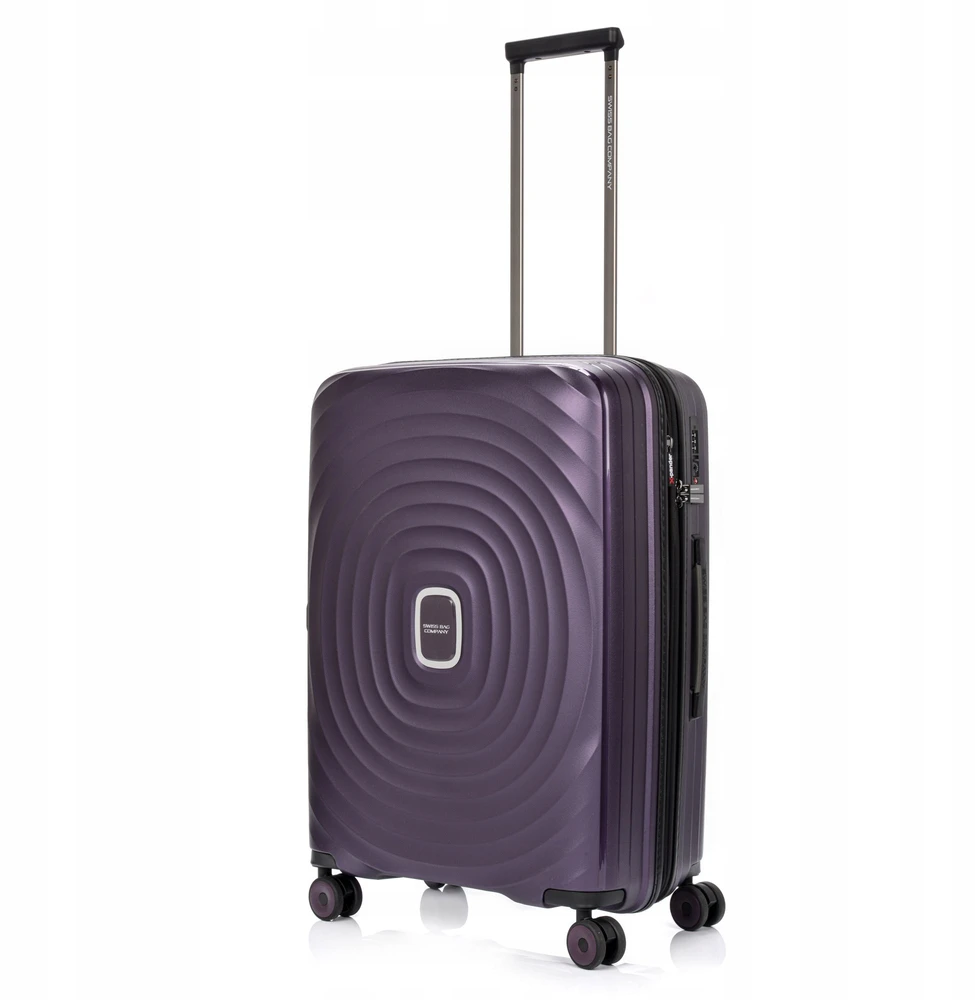 Kelioninis Vidutinio dydžio lagaminas Swissbags Echo 72- 89l 65cm polipropileno tsa kietasis lagaminas