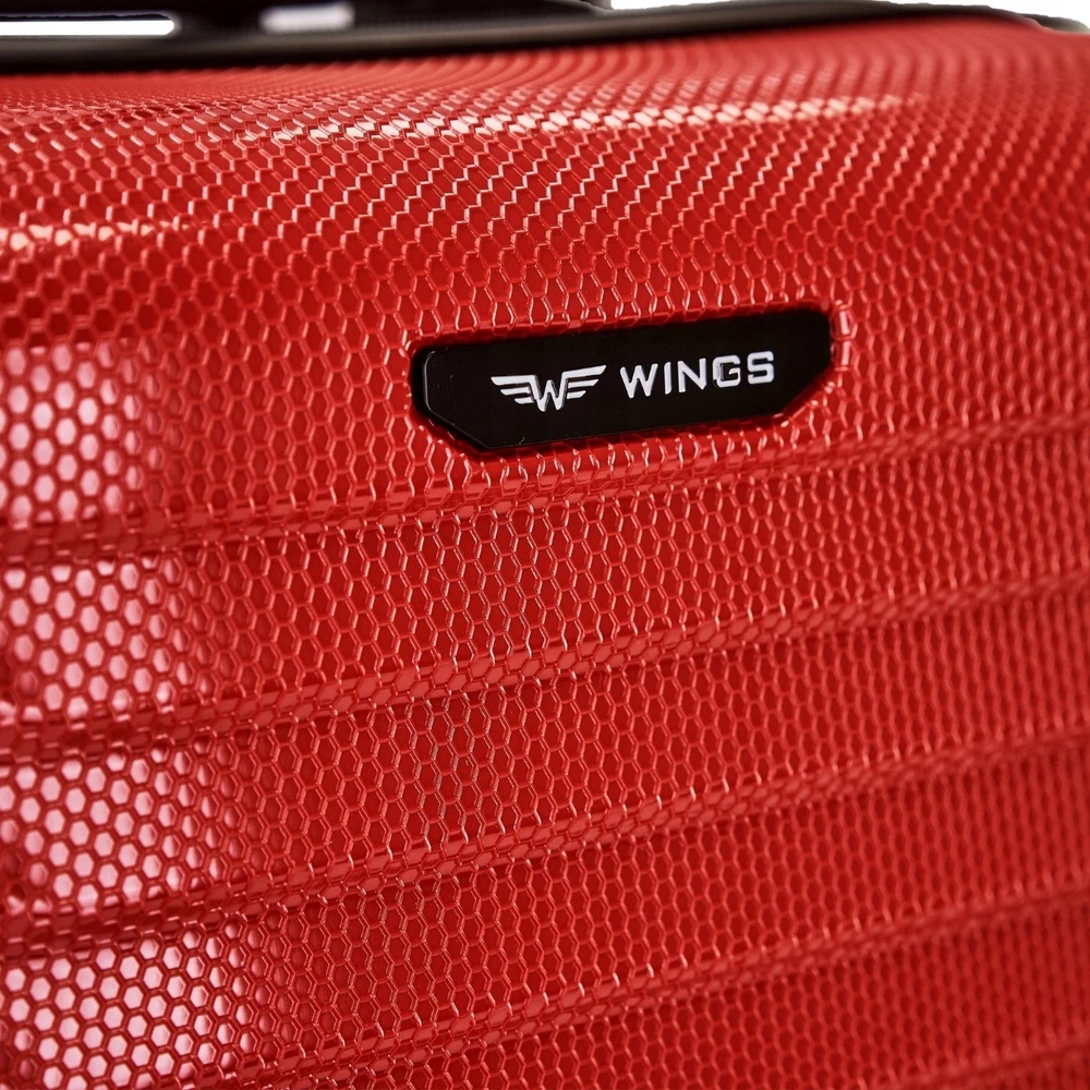 Vidutinio Dydžio Lagaminas Wings Pc Sea Eagle 2.0 24" Raudonas