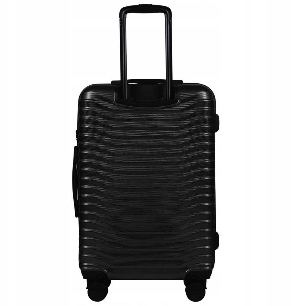 Vidutinio Dydžio Lagaminas Wings Pc Sea Eagle 24" Juodas, polikarbonatas, TSA spyna