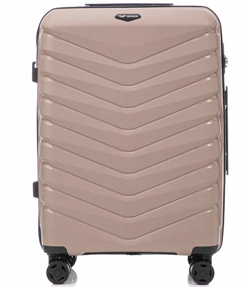 Vidutinis Lagaminas Wings Phoenix Polipropilenas 24" Šampano Spalvos