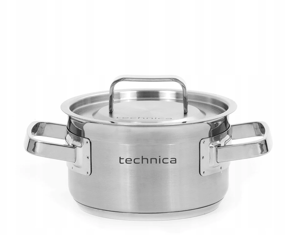 Vidutinis puodas, indukcinis, 1,9 l, nerūdijantis plienas, 160 mm, dangtis TECHNICA