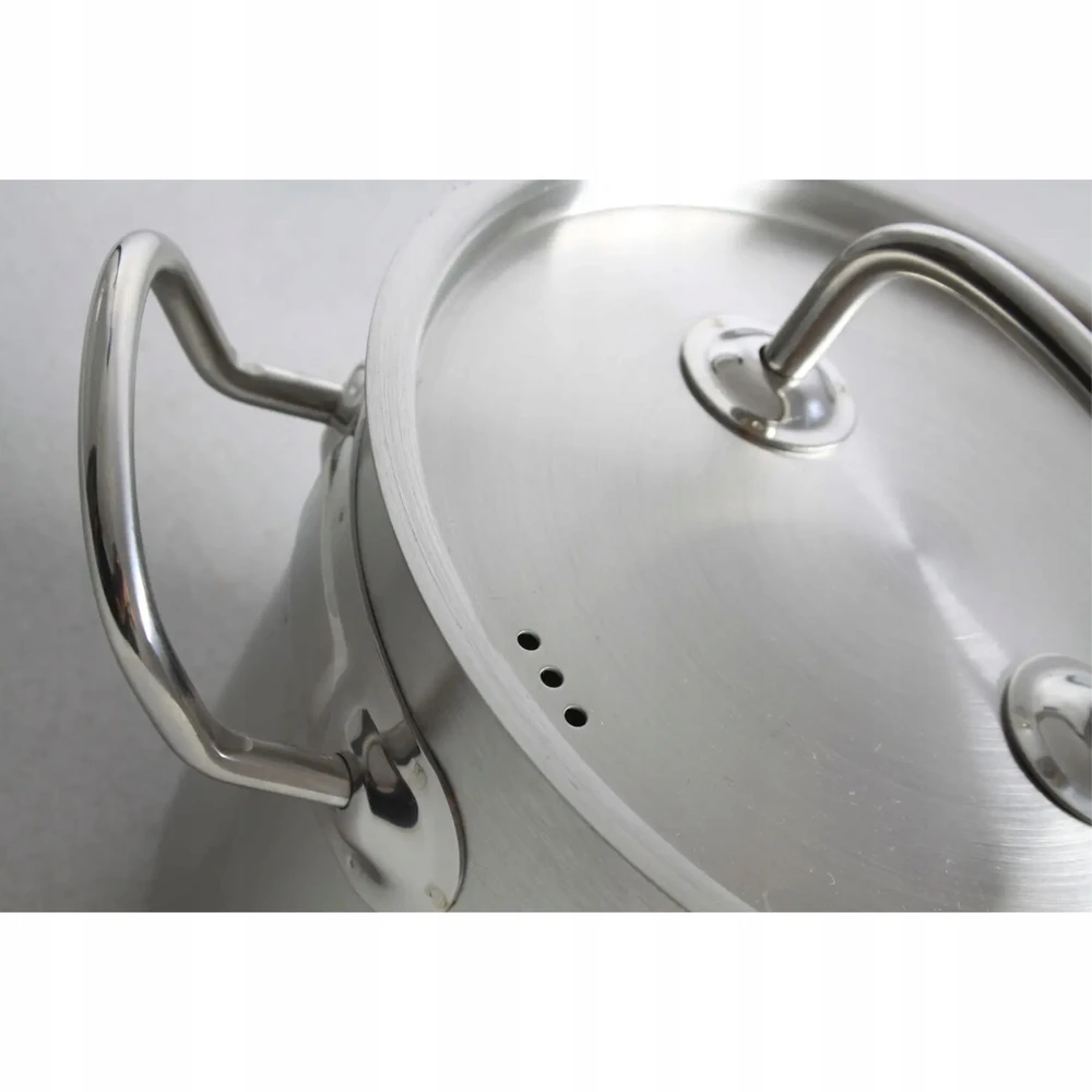 Vidutinis puodas su dangčiu HENDI Kitchen Line 15L 320x(H)190mm