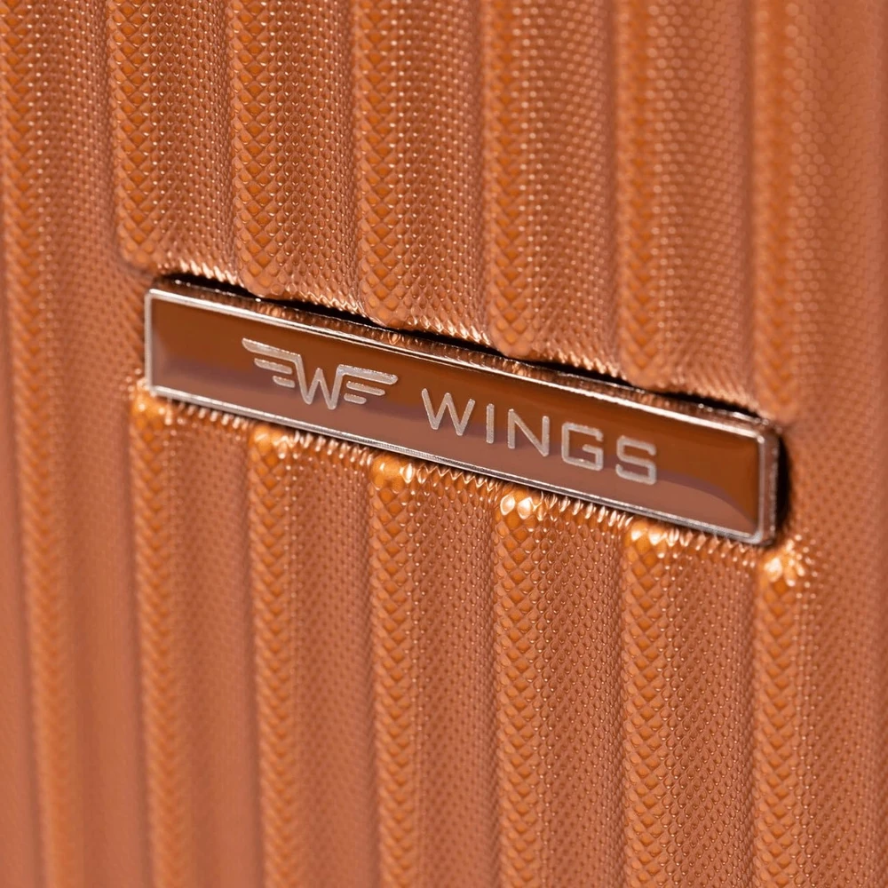 Vidutinis registruotas lagaminas Wings Swallow 3.0 ROSE GOLD 24" Registruotas bagažas
