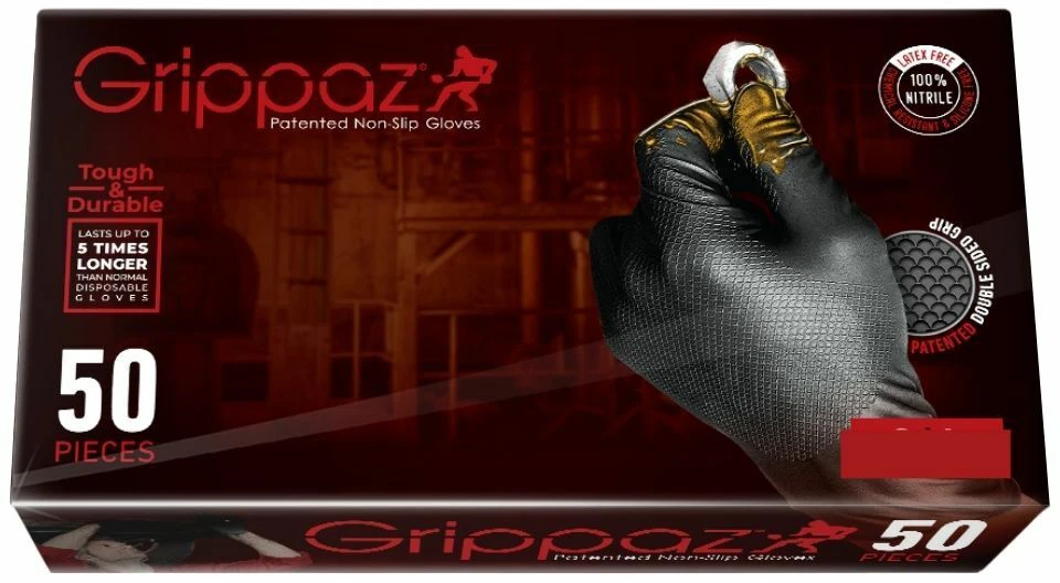 Grippaz Vienkartinės nitrilinės pirštinės M 50 vnt