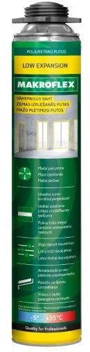 Vienkomponentės montavimo putos MAKROFLEX ALL SEASON PRO, 750 ml