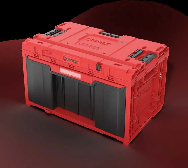 Q-Brick Vieno stalčiaus įrankių dėžė, 2.0 Raudonas UHD Custom, QBRICK ONE